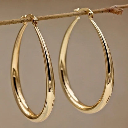 Vintage Handmade Gold Earring
