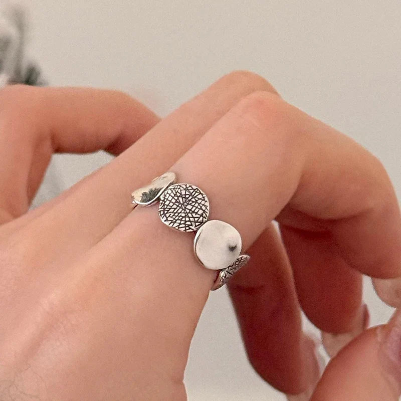 Delicate Artisan Silver Ring