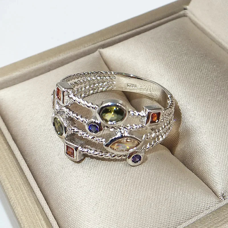 Classic Silver Ring with Timeless Appeal