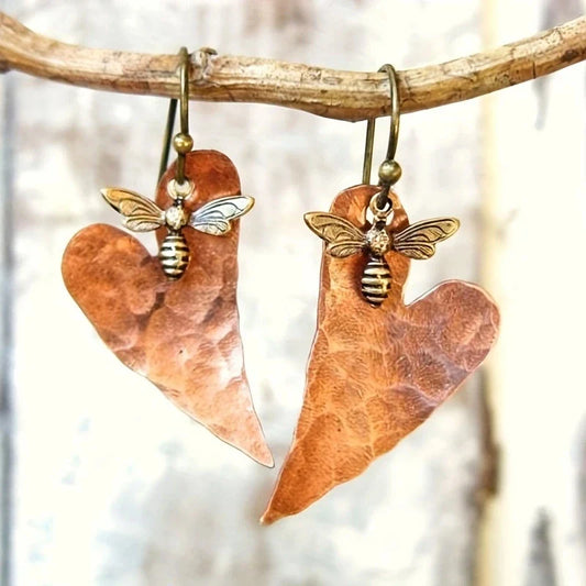 Delicate Artisan Gold Earring