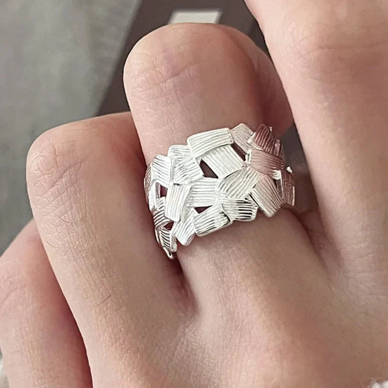 Delicate Artisan Silver Ring