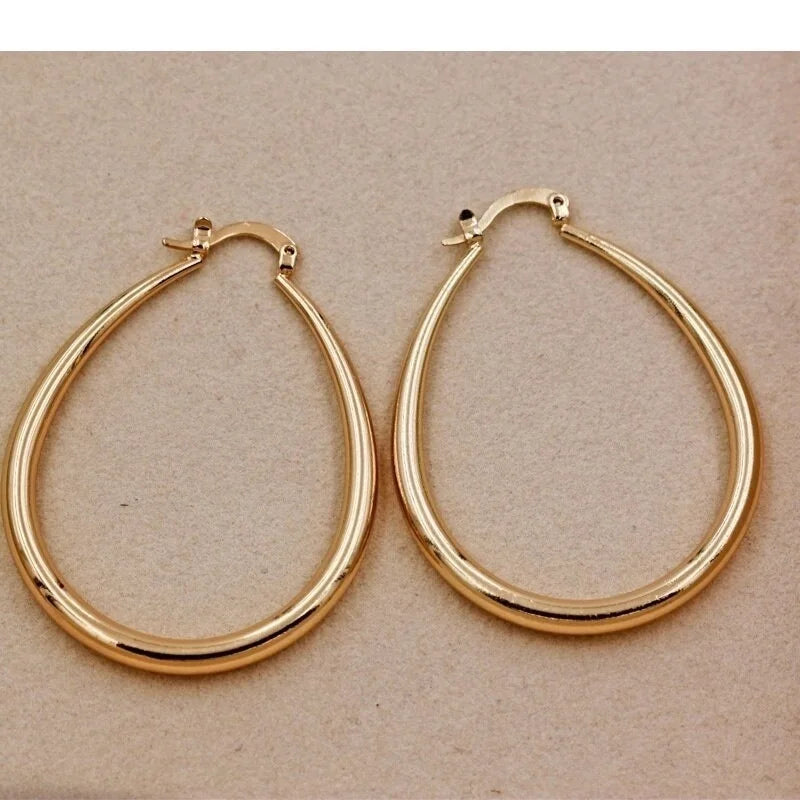 Vintage Handmade Gold Earring