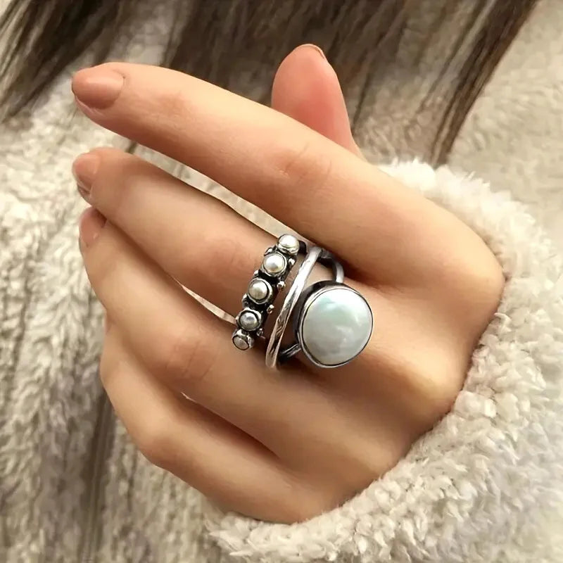 Romantic Pearl Ring for Special Moments