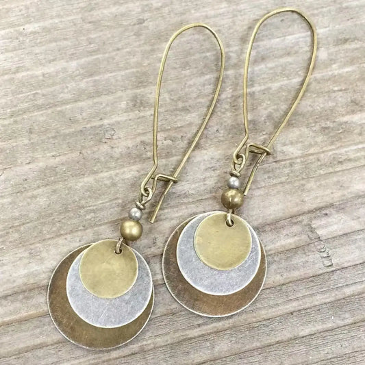 Vintage Handmade Silver Earring