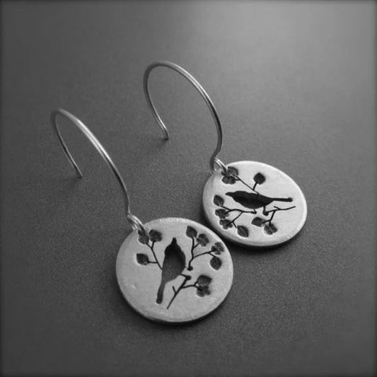 Vintage Handmade Silver Earring