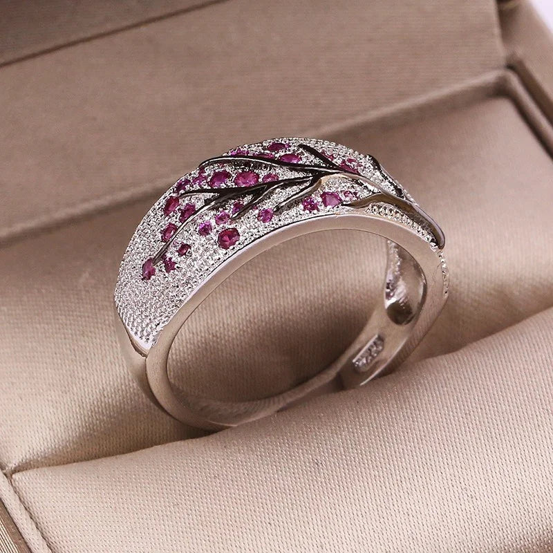 Romantic Silver Ring for Special Moments