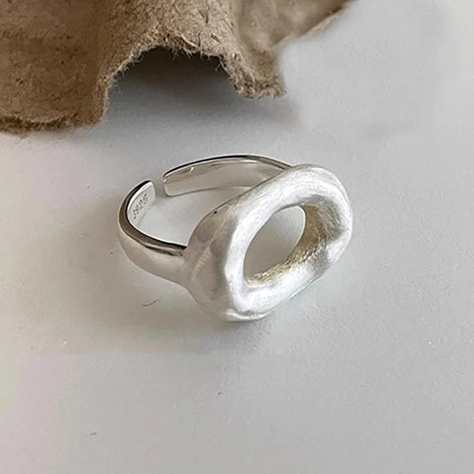 Delicate Artisan Silver Ring