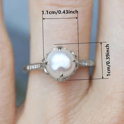 Charming Pearl Ring for Any Occasion