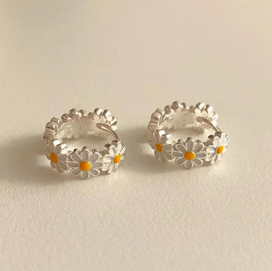 Delicate Artisan Silver Earring