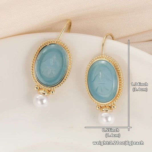 Delicate Artisan Gold Earring