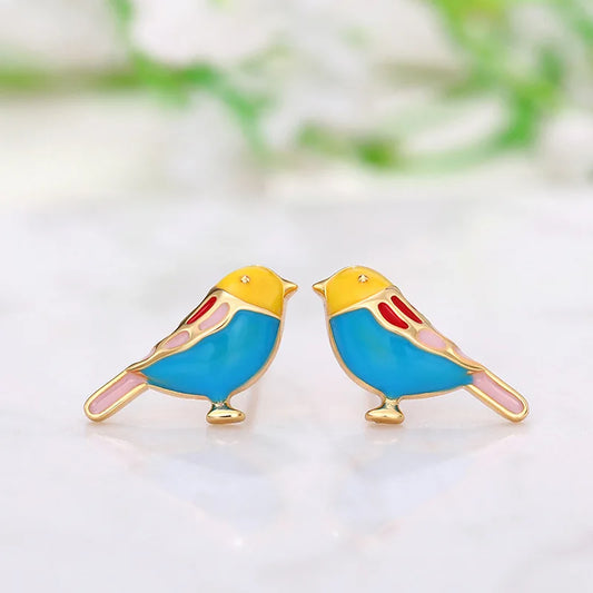Delicate Artisan Gold Earring
