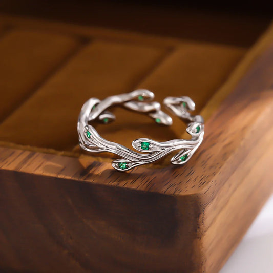 Delicate Artisan Silver Ring