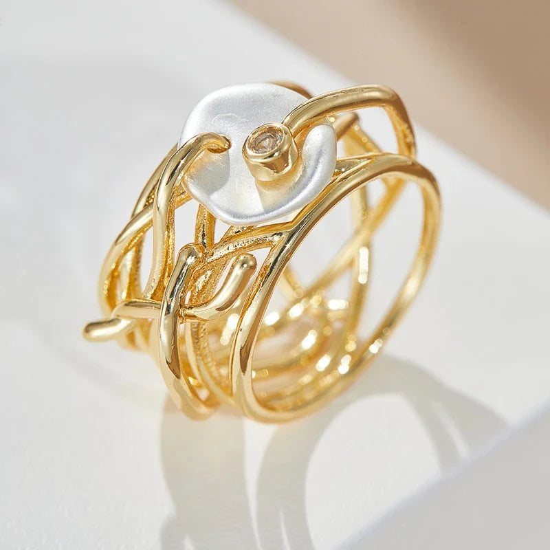 Beautiful Gold Ring with Unique Style