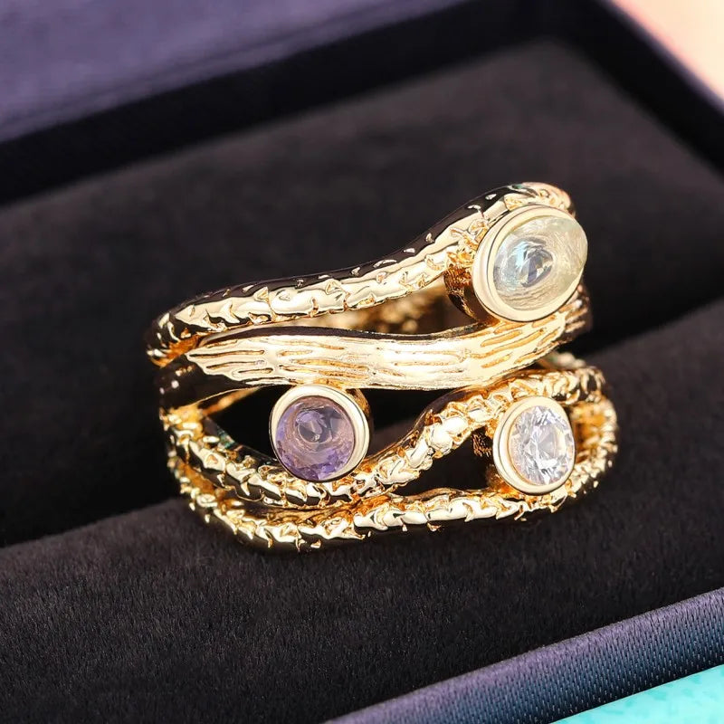 Beautiful Gold Ring with Unique Style