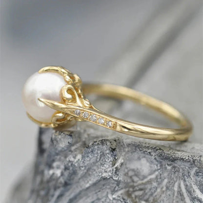 Charming Pearl Ring for Any Occasion
