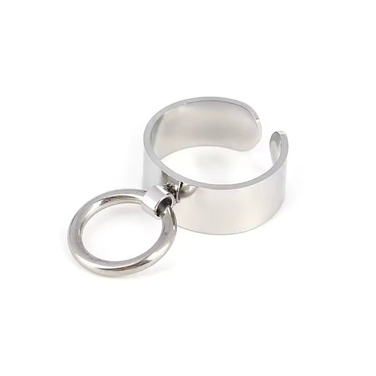 Modern Goth Minimalist Ring