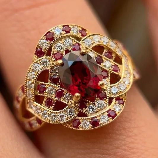 Romantic Gold Ring for Special Moments