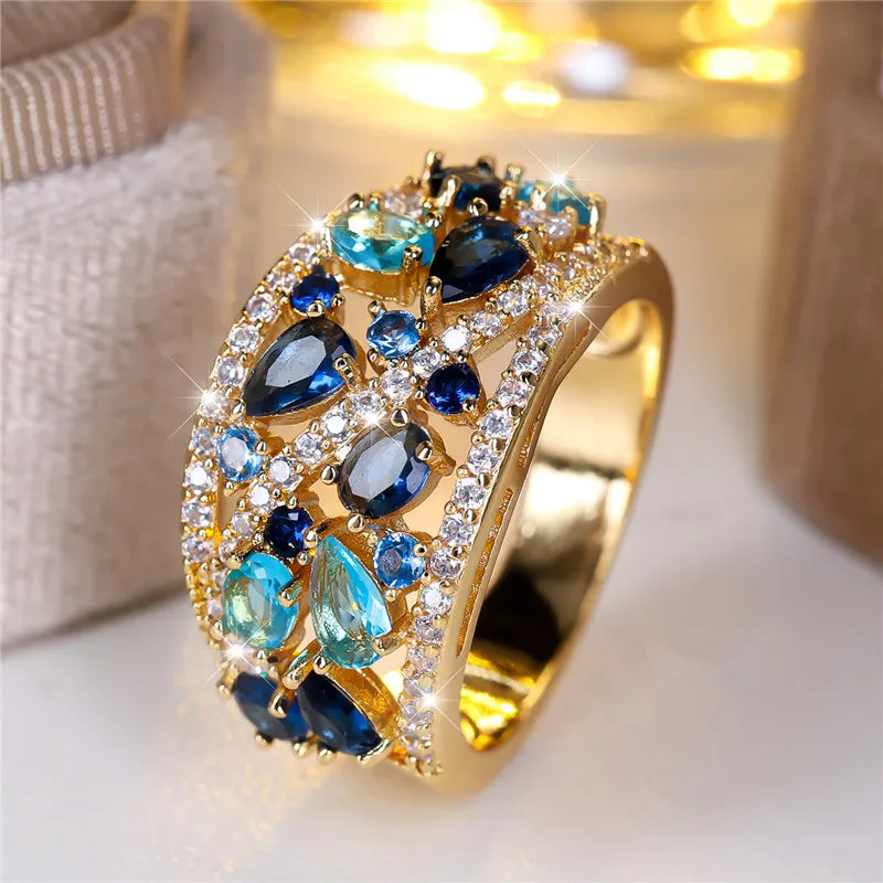 Delicate Artisan Gold Ring