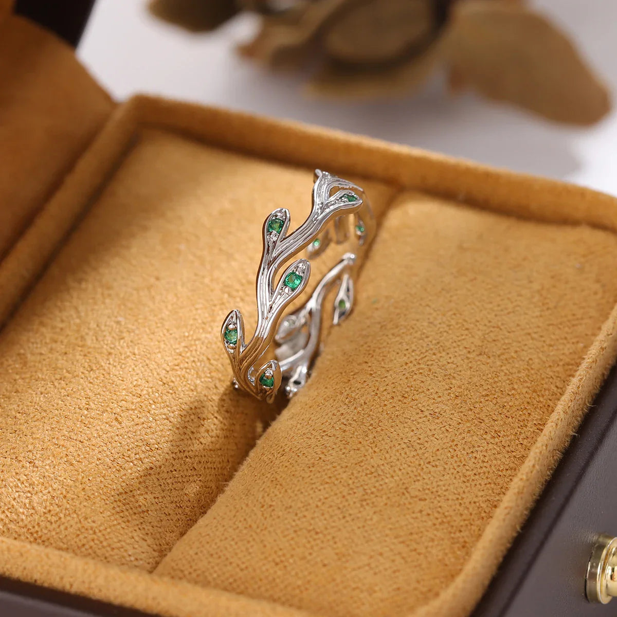 Delicate Artisan Silver Ring
