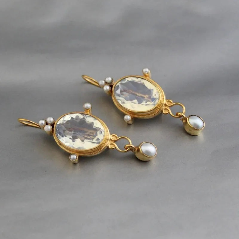 Delicate Artisan Pearl Earring