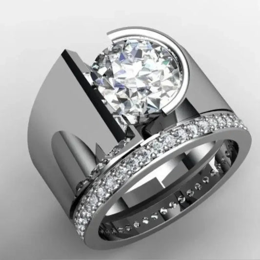 Romantic Silver Ring for Special Moments