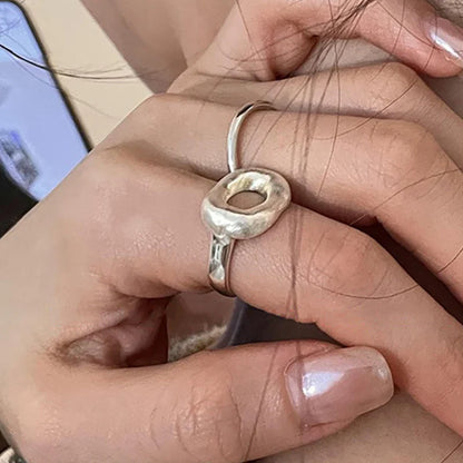 Delicate Artisan Silver Ring