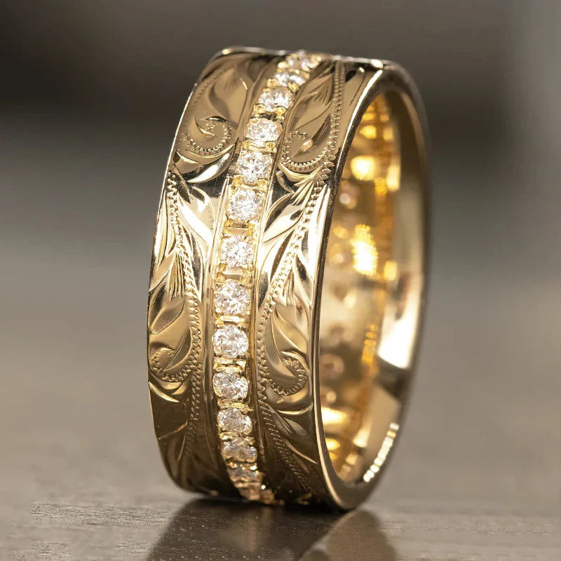 Classic Gold Ring with Timeless Appeal