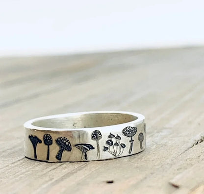 Delicate Artisan Silver Ring