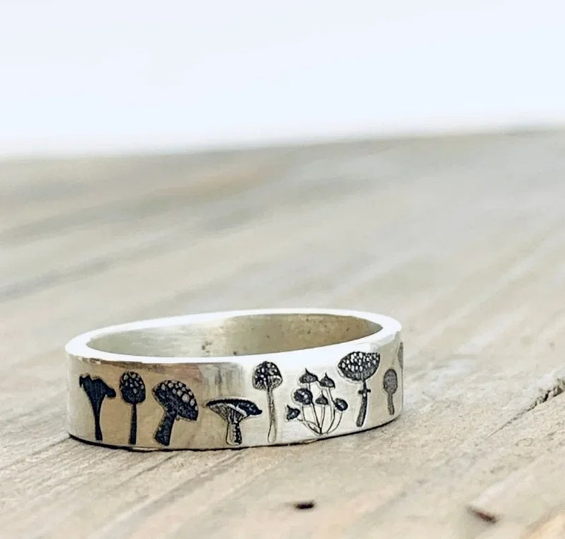 Delicate Artisan Silver Ring