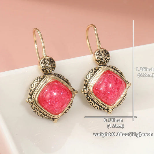 Delicate Artisan Gold Earring