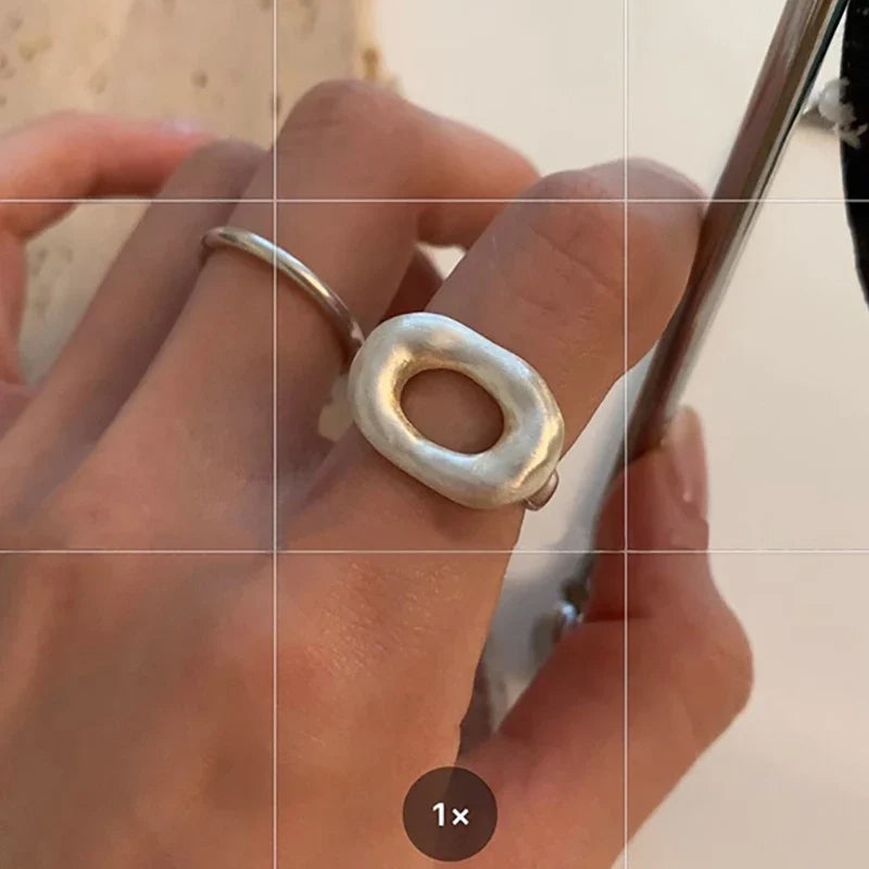 Delicate Artisan Silver Ring