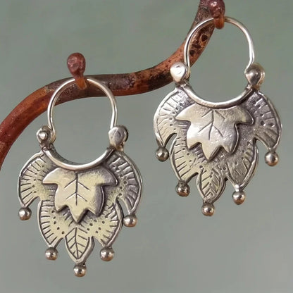 Vintage Handmade Silver Earring