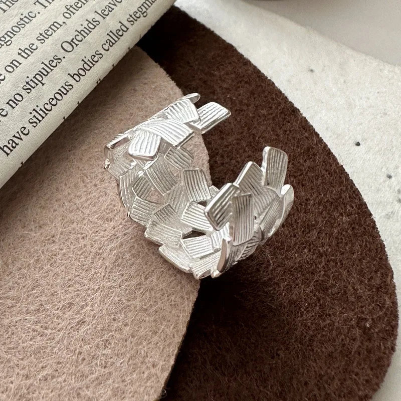 Delicate Artisan Silver Ring