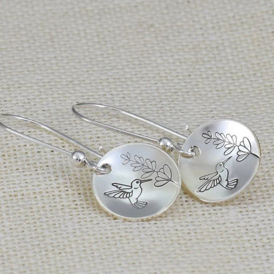 Vintage Handmade Silver Earring