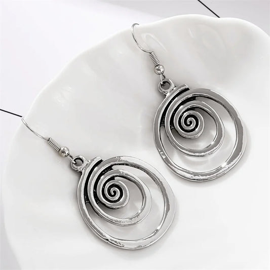 Vintage Handmade Silver Earring