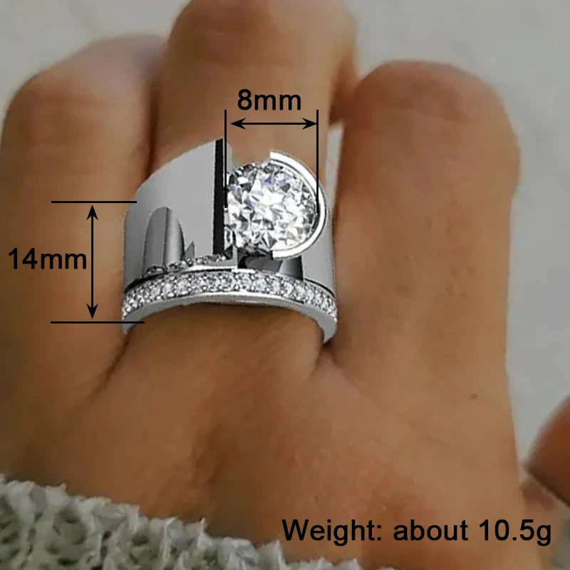 Romantic Silver Ring for Special Moments