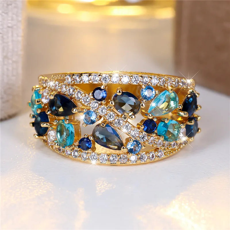 Delicate Artisan Gold Ring