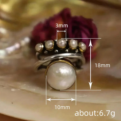 Romantic Pearl Ring for Special Moments