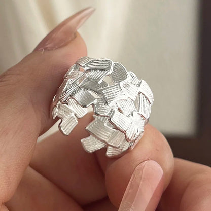 Delicate Artisan Silver Ring