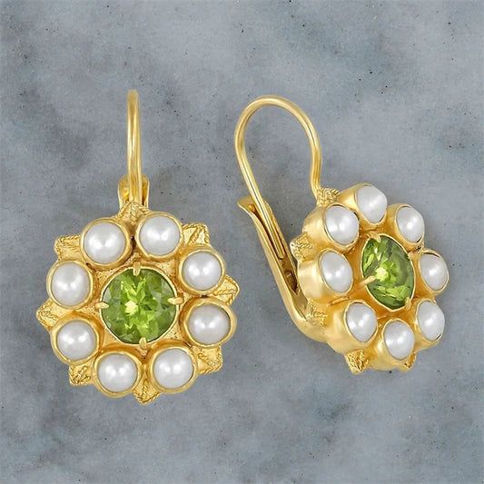 Vintage Handmade Gold Earring