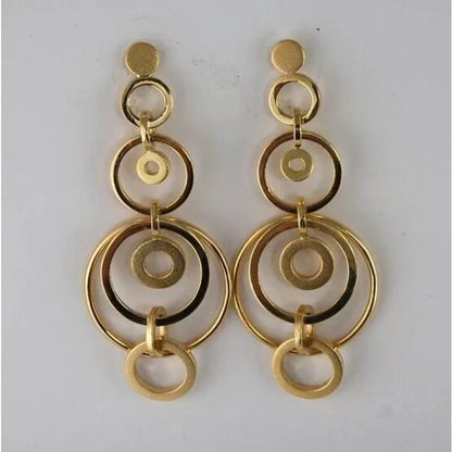 Beautiful Gold Earring with Unique Style