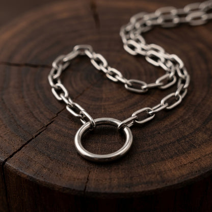 Void Loop Layered Chain Necklace
