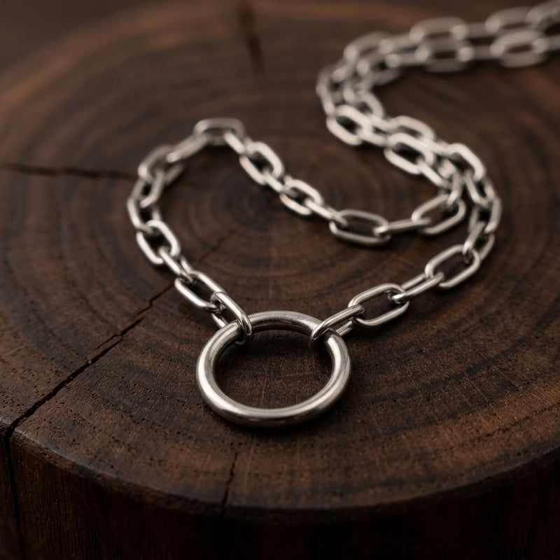 Void Loop Layered Chain Necklace