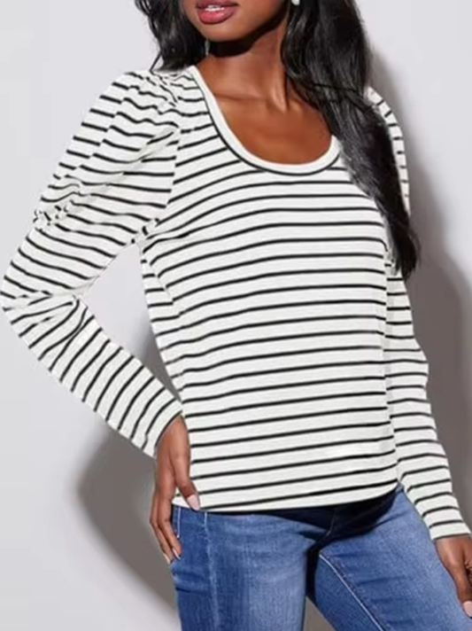 Bryton® | Puff Sleeve Sweater With Long Sleeves