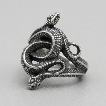 Twin Viper Throne Ring