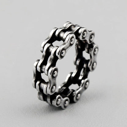 Bicycle Chain Hollow Ring