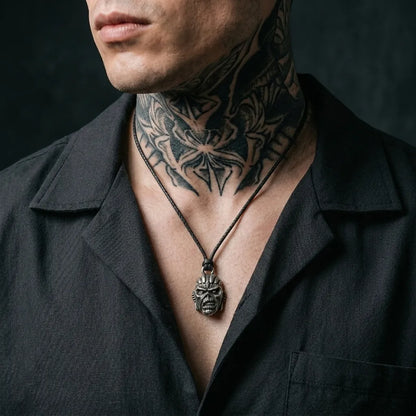Undead Monster Face Gothic Necklace