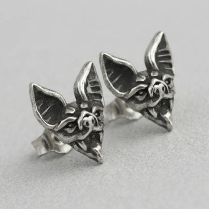 Mystic Bat Stud Earrings