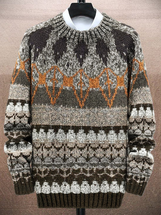 Western Vintage Men's Icelandic Sweater artswardrobe