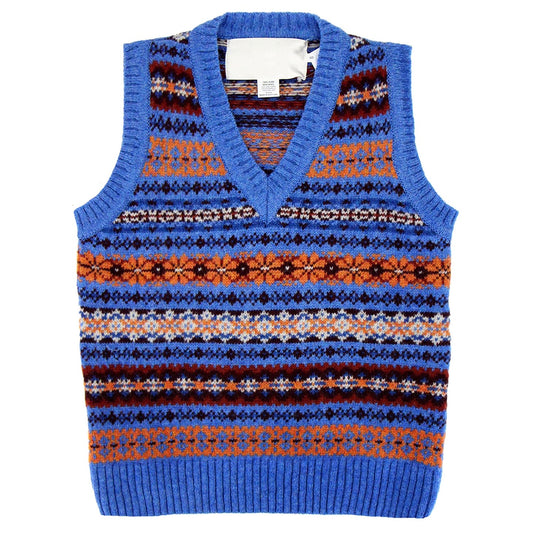Vintage Geometric Floral Style Vest Sweater elevenforest